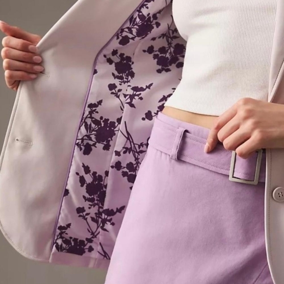Anthropologie Lavender Blazer - Picture 3 of 12